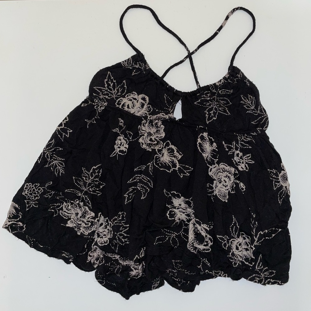 Sexy Slinky Floral Patterned Tank